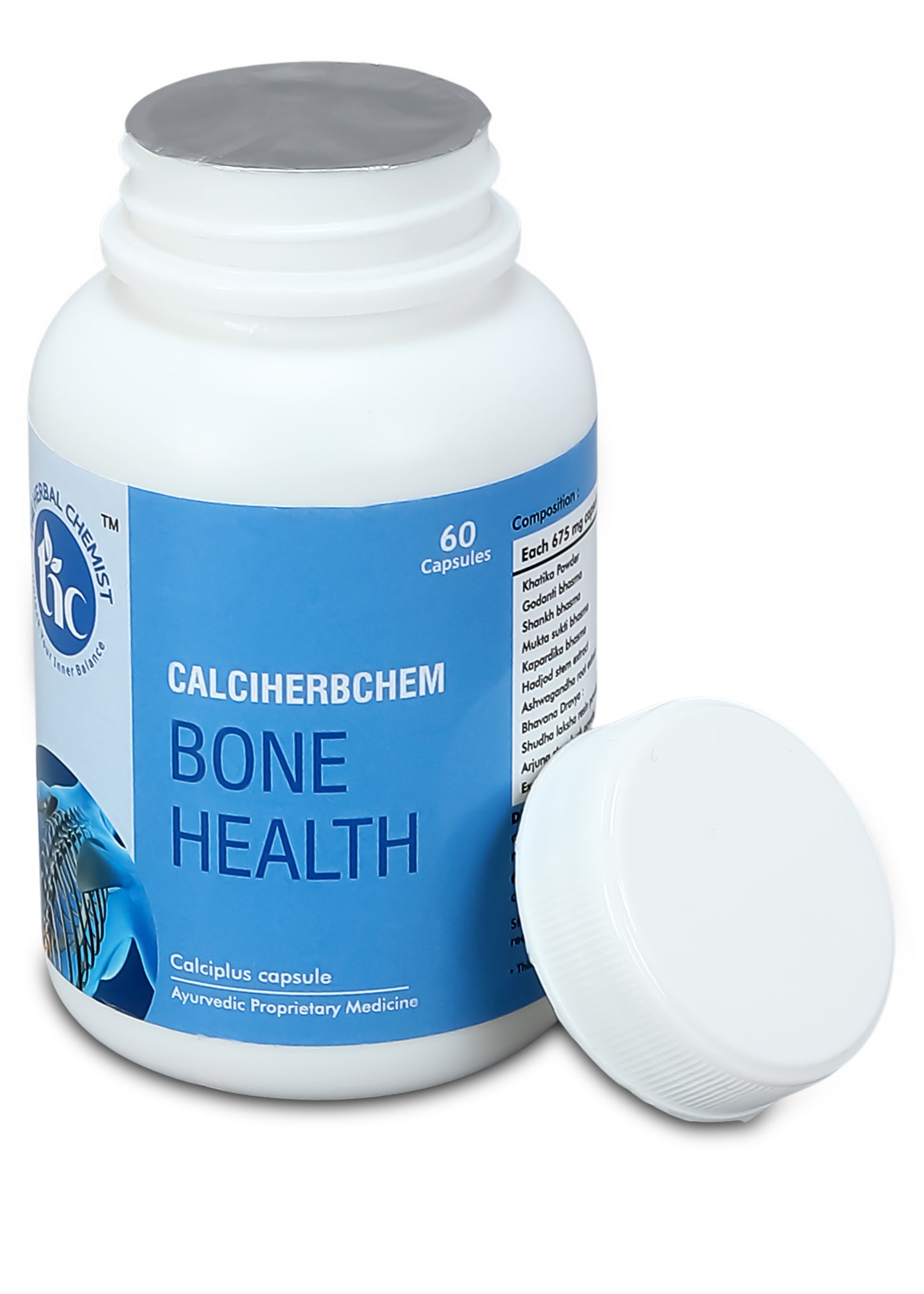CalciHerbChem Bone Health Capsules - 60 Tablets