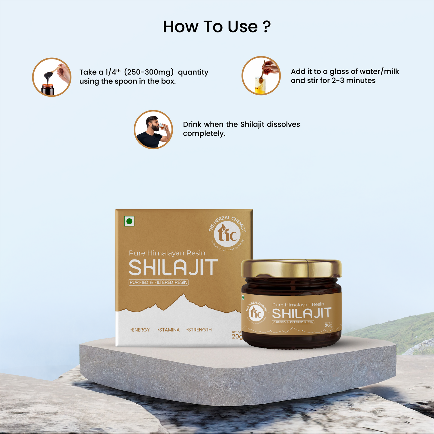 Pure Himalayan Shilajit Resin