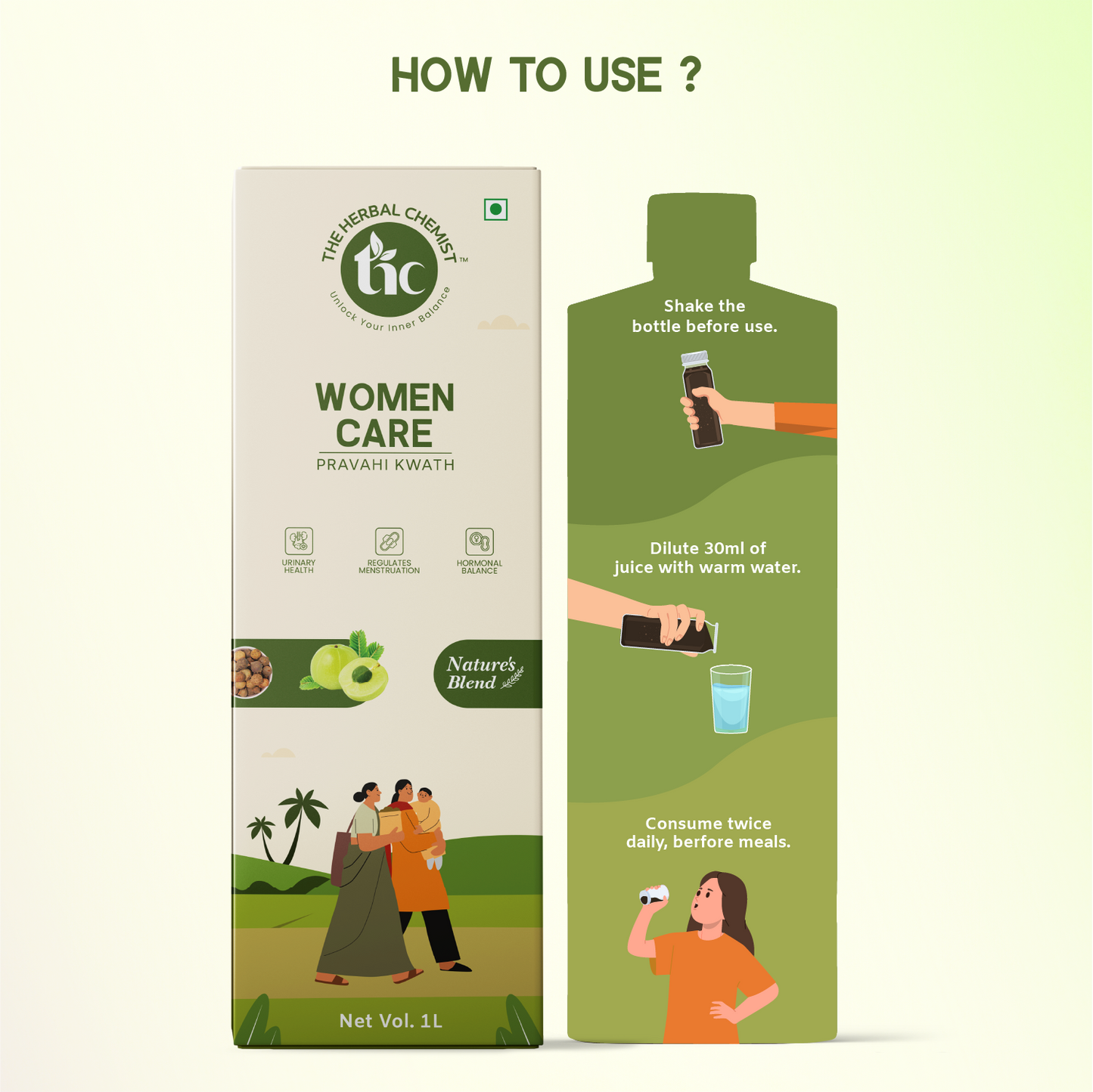 Women Care Pravahi Kwath - 1000ml