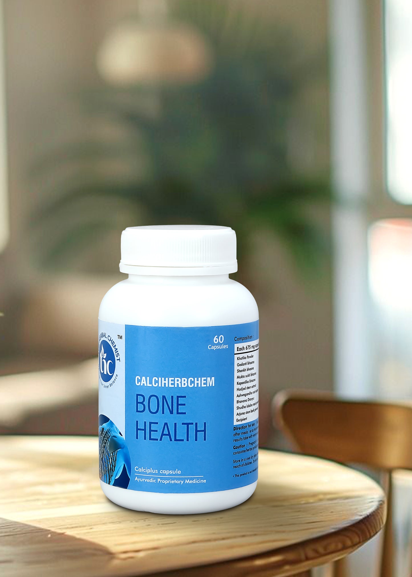 CalciHerbChem Bone Health Capsules - 60 Tablets
