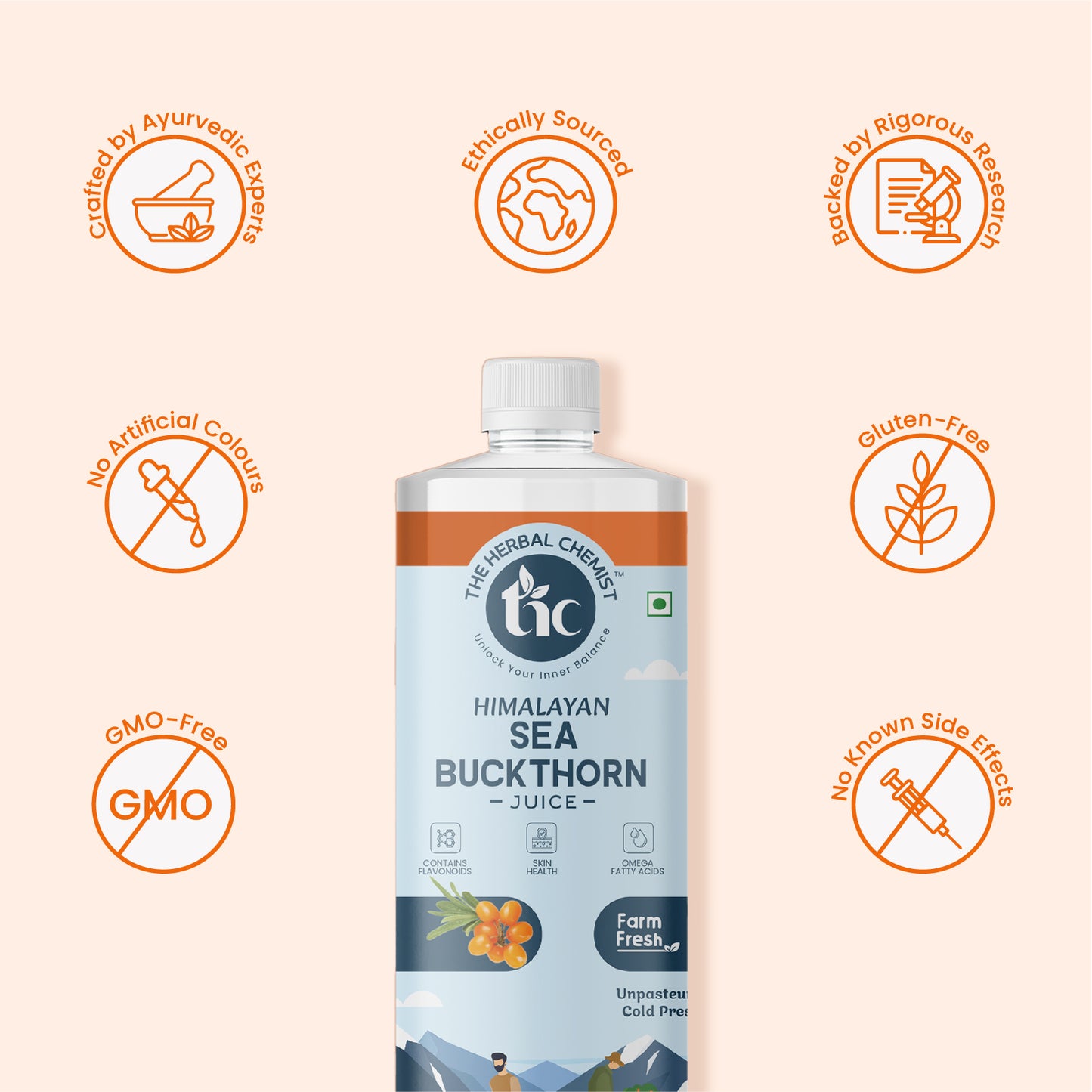 Seabuckthorn Juice - 1000ml